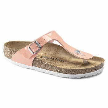 Dámské Gizeh Birkenstock Lakovaná Birko-flor Růžové | CZ 433CTV